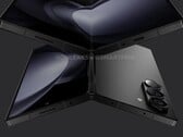 Galaxy Z Fold6" 效果图。(来源：OnLeaks x SmartPrix）
