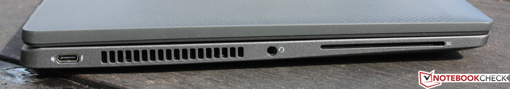 左边：USB Type-C与Thunderbolt 4，音频组合，智能卡
