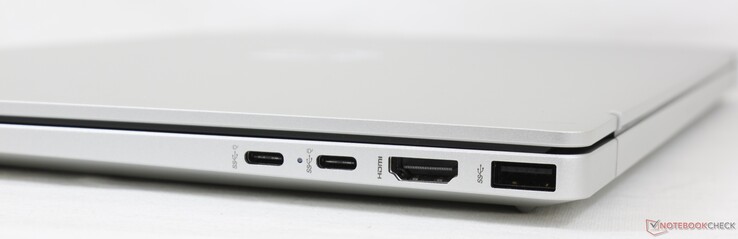 2个USB-C/ DisplayPort 1.4 + Power Delivery, HDMI 2.1, USB-A 5 Gbps