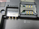 ...micro-SD和 SIM卡槽。