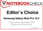 Editor's Choice in March 2014: 三星 Galaxy Note Pro 12.2 LTE