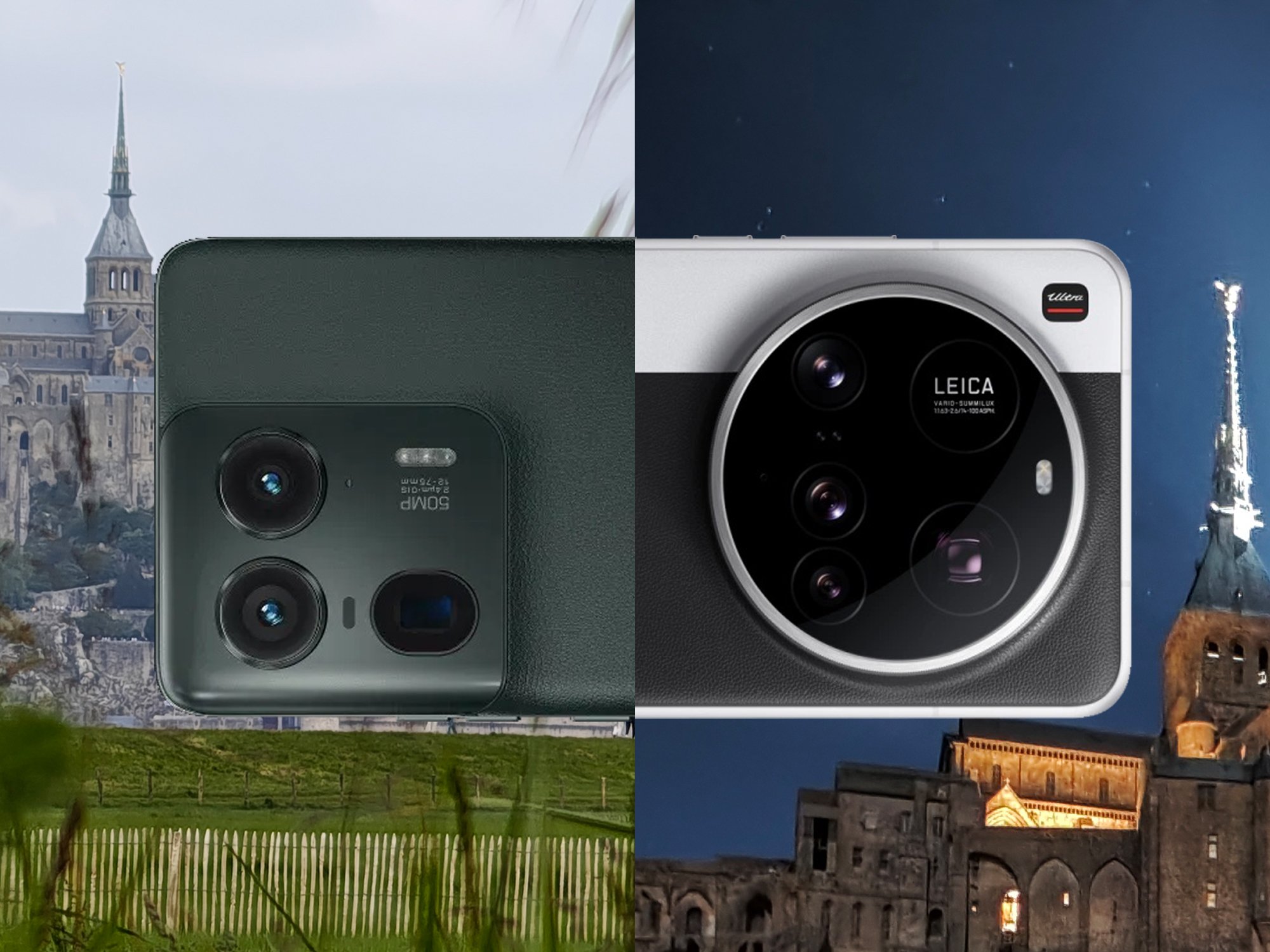 May 2025: Testing camera talents of two very good smartphones 2025 at Mont-Saint-Michel