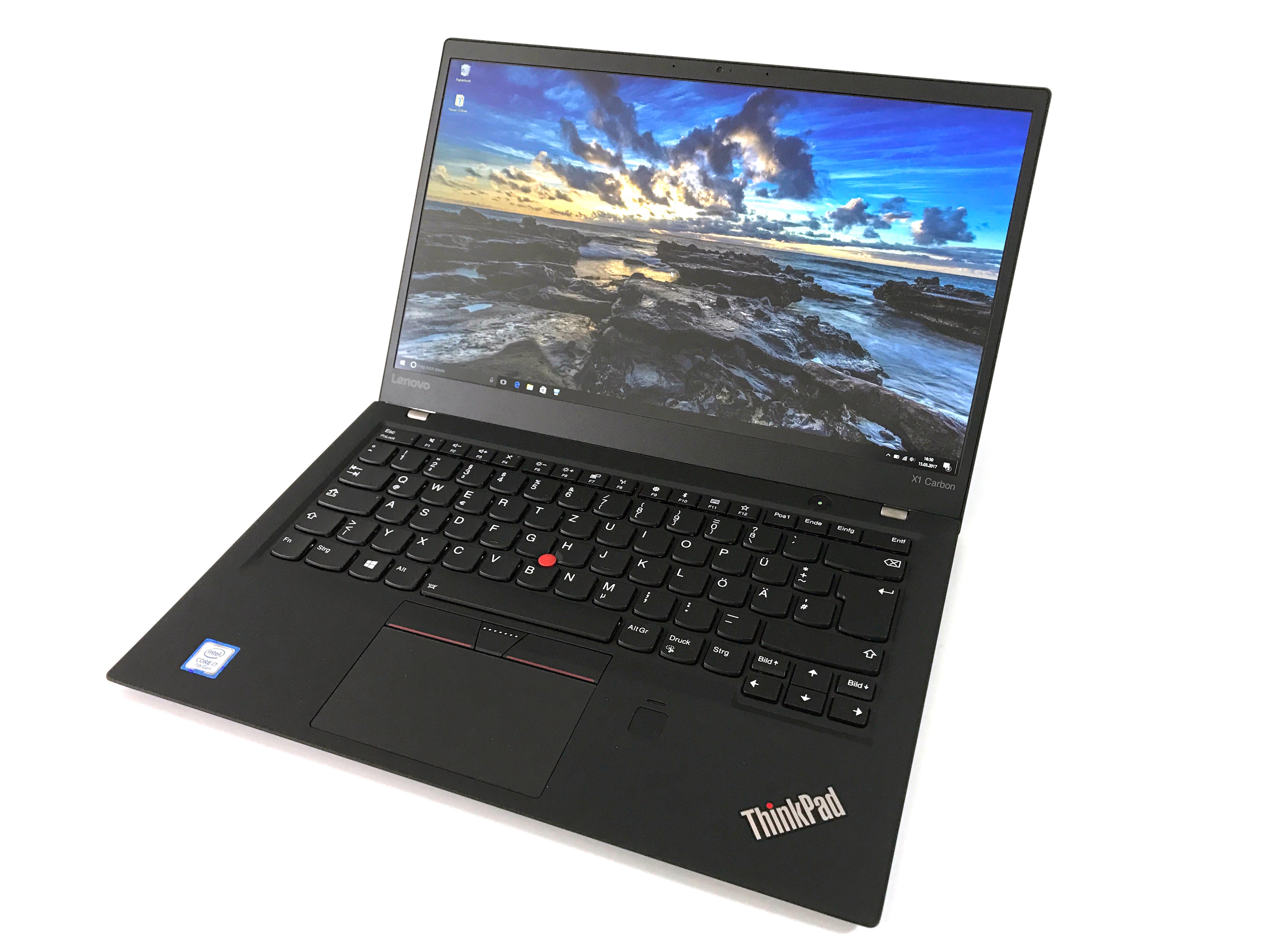 联想ThinkPad X1 Carbon 2017 (Core i7, FullHD) 笔记本评测  Notebookcheck