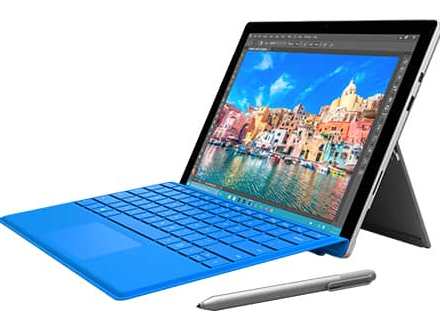 出色电池续航：微软Surface Pro 4，酷睿m3