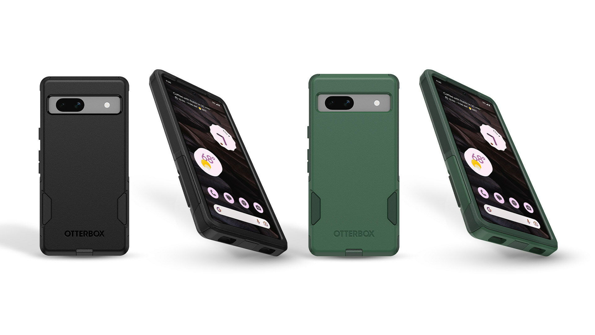 OtterBox Thin Flex Series Custodia Ultra Sottile Per Google Pixel Fold, Protezione Militare E Plastica Riciclata - Nero