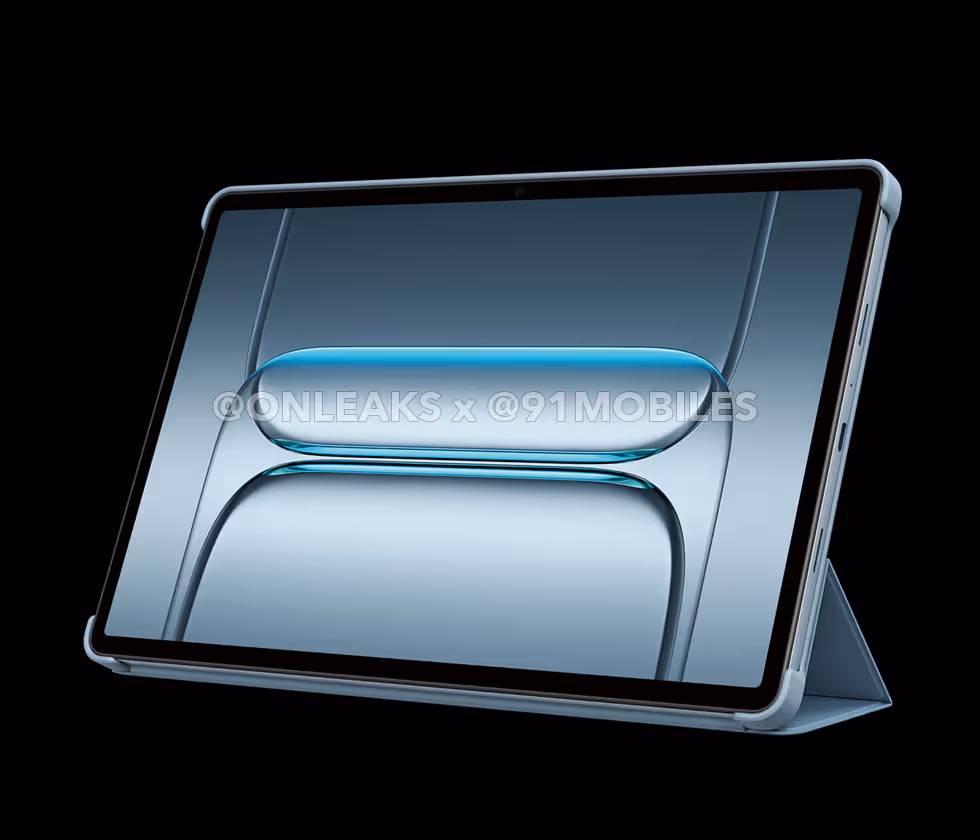 新泄露的 OnePlus Pad Lite（图片来源：91mobiles）