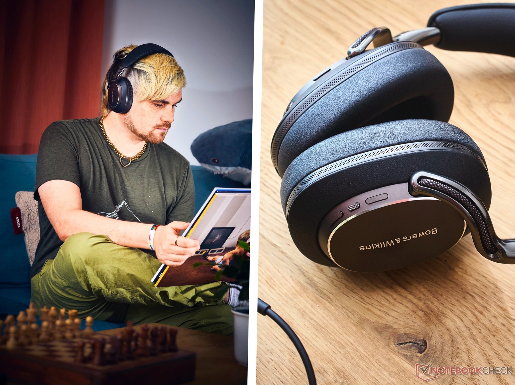 Bowers & Wilkins Px8 S2 只是在细节上改进了前代产品的设计。(图片来源:Notebookcheck)