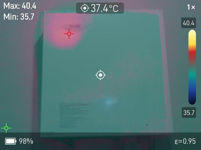 热水器的融合模式视图