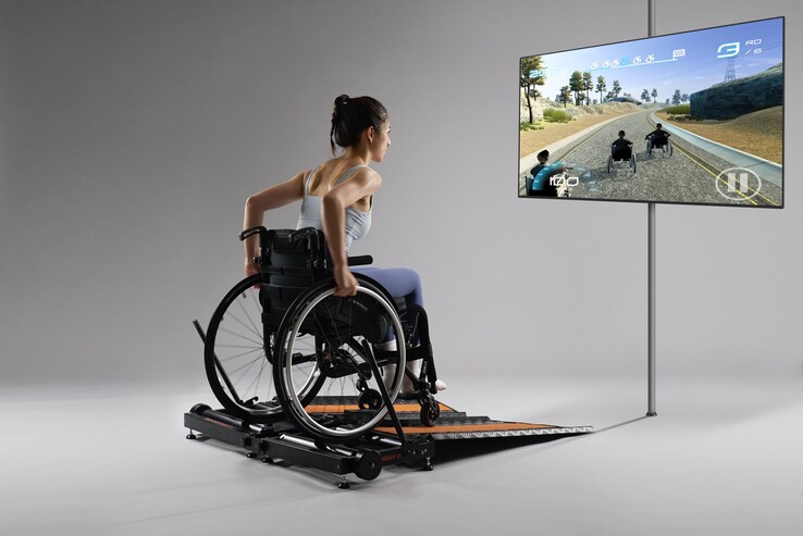 手动轮椅使用者可以使用 Kangsters Wheely-X 增强体力和游戏能力。(来源：Kangster）