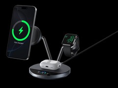 Anker 3 in 1 Prime 无线充电站的最大功率输出为 35 W（图片来源：Anker）