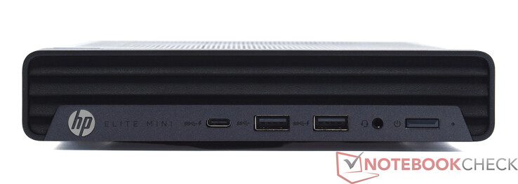 前置USB Type-C 20 Gbit/s、2x USB Type-A 10 Gbit/s、3.5 mm 音频