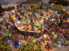 风暴之门》的故事背景设定在科幻的未来，地球正在抵御次元威胁。图为游戏截图。(图片来源：Steam）