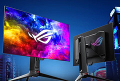 ROG Swift OLED PG27AQDP 将取代 PG27AQDM，如图所示。(图片来源：华硕）
