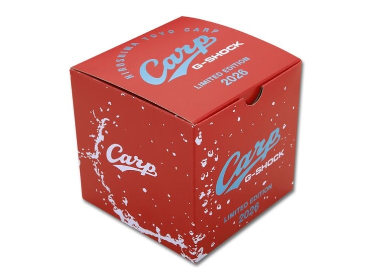 2026 卡西欧 G-Shock x 广岛东洋鲤鱼 GA-2100X（图片来源：广岛东洋鲤鱼专卖店）