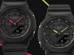 卡西欧在欧洲发布了 G-Shock GMA-P2100SA-1A1 和 GMA-P2100SA-1A2 手表（如图）。(图片来源：卡西欧）