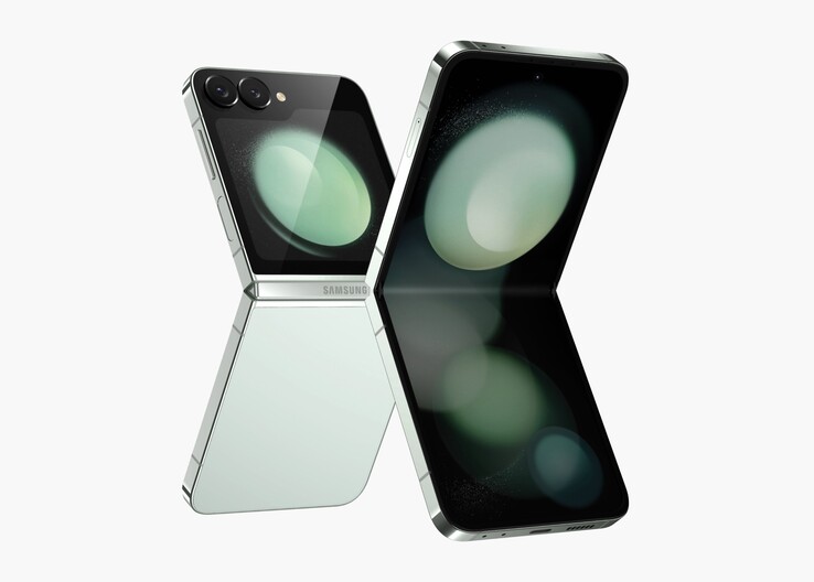 Galaxy Z Flip5。（图片来源：三星）