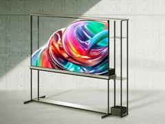 LG Signature OLED T 可以在透明和不透明模式之间切换。(图片来源:LG)