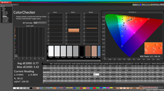 校准后的 ColorChecker