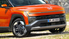 现代途胜（2026）：效果图展示了新一代成功的 SUV。(图片来源：Motor1）