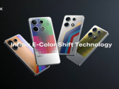 Infinix 展示 E-Color Shift 技术。(来源:Infinix)