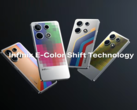 Infinix 展示 E-Color Shift 技术。(来源：Infinix）