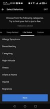 Garmin 生活方式记录工具的截图。(图片来源：截图）