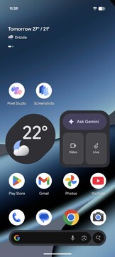 基于Android 16 的 Google Pixel UI：主屏幕