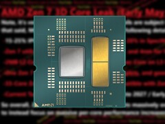 目前的 AMD Ryzen 9000 CPU 配备了两个 CCD，每个 CCD 有 8 个核心。(图片来源：AMD，摩尔定律已死）