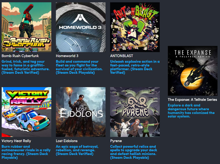 IGN Gamescom 2025 捆绑包中包含的所有游戏（图片来源：Humble Bundle - 已编辑）