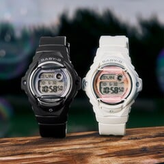 卡西欧 Baby-G BG-169GD-1 和 BG-169GD-7（从左至右）