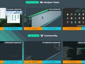 Manjaro Linux 版本可供下载（图片来源：Manjaro Downloads）