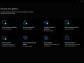 “Windows 安全”应用的仪表板，显示“安全概览”菜单。