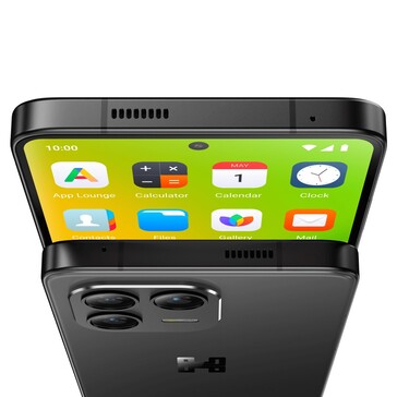 Hiroh 手机顶部。（图片来源：Murena）