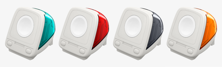 SpigenApple Watch Classic C1 充电器支架有四种颜色可供选择。(图片来源：Spigen）
