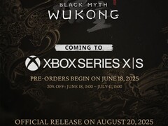黑色神话：悟空》Xbox X 系列和 S 系列发布公告。(图片来源：《黑色神话：悟空传》X 版）