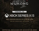 黑色神话：悟空》Xbox X 系列和 S 系列发布公告。(图片来源：《黑色神话：悟空传》X 版）
