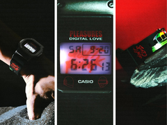 新款 Pleasures x 卡西欧 G-Shock 合作款（如图）的多个设计元素都参考了 Daft Punk。(图片来源：@pleasures on Instagram）