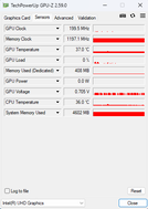GPU-Z 传感器