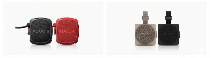 图:LG Xboom Mini(右)和 Xboom Rock(左):LG Xboom Mini(右)和 Xboom Rock(左)。图片来源:LGLG