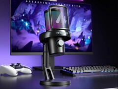 来自 Maono 的 DM40 Pro 无线麦克风有黑色（如图）和白色两种颜色可供选择。(图片来源：Maono）