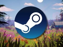 一张展示 Steam 标志和游戏《俄勒冈小道》的图片,该游戏目前在 Steam 上享受 67% 的折扣。