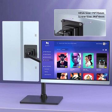 便携式 15 英寸显示器与 VESA 支架兼容