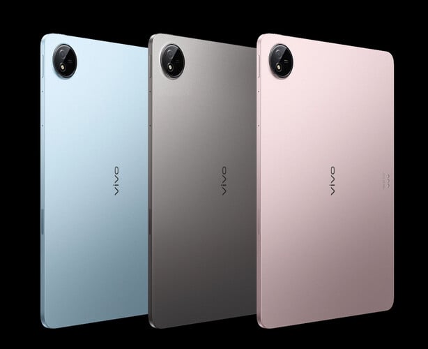 vivo 推出的 Pad5 有三种颜色可供选择。(图片来源：vivo）