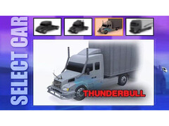 Big Rigs：该菜单搞笑地要求你选择一辆汽车。 图片来源：Steam