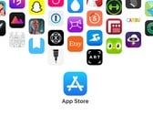 App Store 标志配以热门应用图标。苹果公司现在必须为其在应用商店外发生的支付所收取的费用进行辩护。