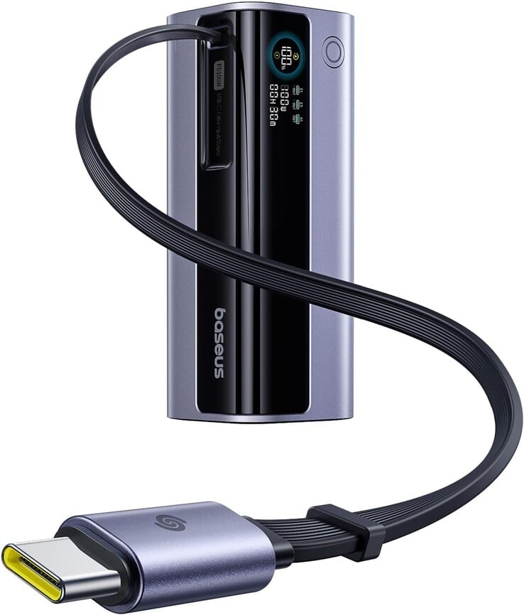 Baseus 电量银行 100W 10000mAh Energeek GR11。（图片来源：Baseus）
