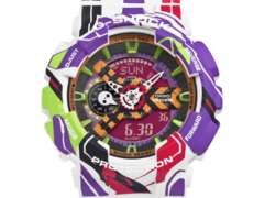卡西欧新款 G-Shock x Evangelion 手表（如图）将在英国上市。(图片来源：卡西欧）