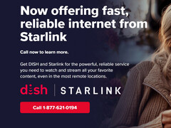 DISH 开始提供 Starlink 卫星互联网。(图片来源：DISH）