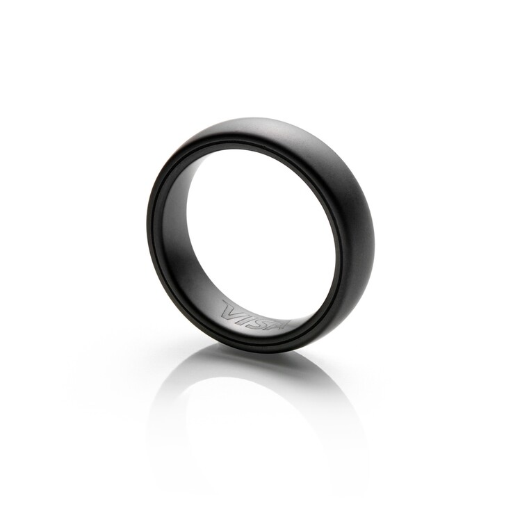 McLEAR RingPay 2 隐形版（哑黑色）。(图片来源：McLEAR）