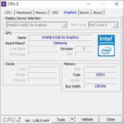 CPU-Z。图形